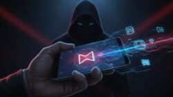 Ilustrasi aplikasi berbahaya yang mencuri data pengguna secara diam-diam.