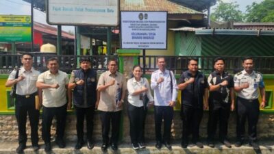 Kegiatan monitoring Desa Binaan Imigrasi di Kelurahan Terjun oleh Imigrasi Belawan.