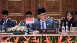Menlu RI Sugiono menyampaikan pidato dalam BRICS Foreign Ministers Meeting 2026 di New Delhi India.