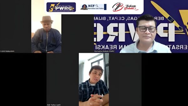 Kuasa hukum Rahmani saat memberikan keterangan terkait praperadilan dugaan korupsi RSUD Kabupaten Nias/