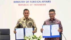 Penandatanganan nota kesepahaman antara Kementerian Luar Negeri dan ID FOOD untuk mendukung ketahanan pangan nasional melalui diplomasi ekonomi.