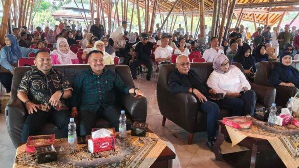 Kepala Kantor Imigrasi Belawan Eko Yudis Parlin Rajagukguk menghadiri Family Gathering PWI Sumatera Utara di Kabupaten Langkat.