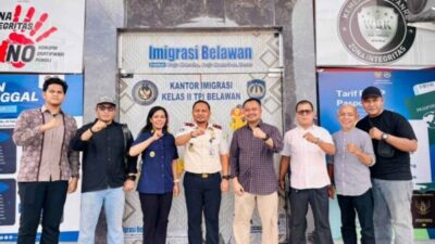 PWI Sumut Apresiasi Pelayanan Kantor Imigrasi Belawan, Kebersihan Fasilitas Jadi Nilai Tambah