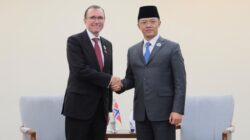 Menteri Luar Negeri RI Sugiono bertemu Menteri Luar Negeri Norwegia Espen Barth Eide membahas kerja sama energi, akuakultur, dan perlindungan hutan di Manila.