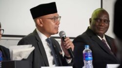 Wakil Menteri Luar Negeri RI Arrmanatha Nasir memimpin Sidang Komisi Bersama Indonesia dan Gambia di Banjul.