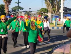 Semarak HUT RI, Lapas Jember Gelar Fun Walk Bersama