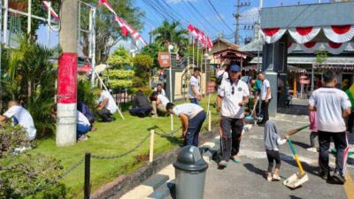 Lapas Jember Bersih-Bersih Sambut HUT RI ke-81, Ada Pesan Kalapas
