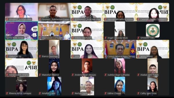 Program BIPA KJRI Davao City untuk 25 mahasiswa SPAMAST Filipina.