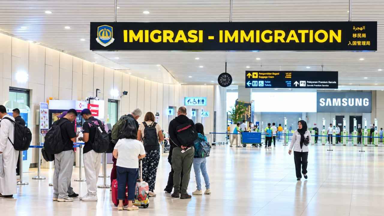 Kepala Kantor Imigrasi Soekarno-Hatta Galih P. Kartika Perdhana menyampaikan penyesuaian wilayah kerja Imigrasi mulai 4 Oktober 2026.