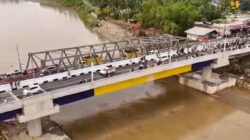 Jembatan Krueng Tingkeum di Bireuen kembali beroperasi menghubungkan jalur Aceh dan Sumatera Utara.