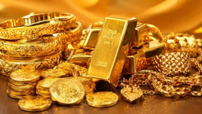 Ilustrasi cadangan emas raksasa di Wangu Hunan China.