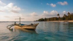 Perahu nelayan tradisional sebagai ilustrasi kabar nelayan asal Sumenep yang berada di Australia.