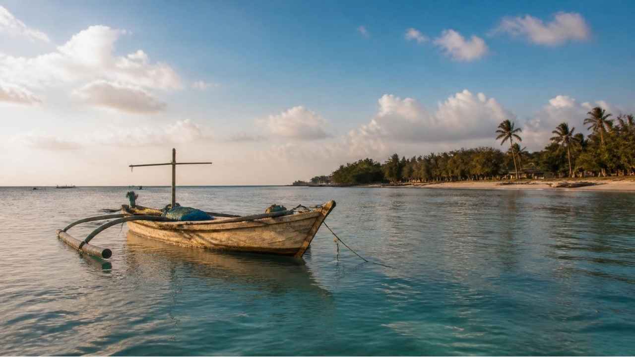 Perahu nelayan tradisional sebagai ilustrasi kabar nelayan asal Sumenep yang berada di Australia.