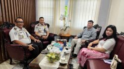 Ketua Umum PWRC Kornelius Wau melakukan audiensi dengan Kepala Kanwil Ditjen Imigrasi Bali Ramdhani.