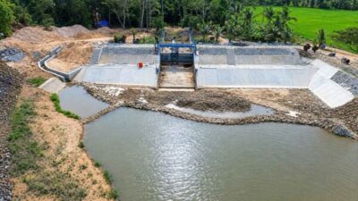 Rehabilitasi Embung Ulu Benua di Kabupaten Konawe.