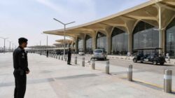 Bandara Internasional King Khalid di Riyadh, Arab Saudi, setelah dilaporkan mengalami serangan susulan.